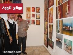الفنان التشكيلي محمد الشهري يعرض لوحاته في جدة