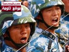 تدريبات الطابور العسكري في الصين