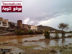 صور أمطار تنومة (قرى فرعة قريش)