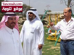 بن عوضه والعلياني في جوله تفقديه لبعض المشاريع