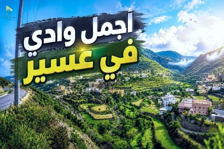 "وادي الطالع" بعسير.. "الجنة المخفية" تأسر قلوب عشاق الطبيعة والتاريخ في توثيق مرئي ساحر
