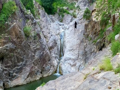 شلال وادي الروغ أعجوبة الطبيعة في #العارضة بـ #جازان