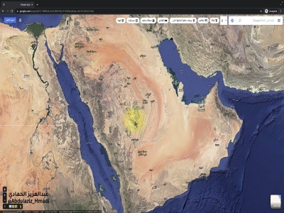 طريقة معرفة ارتفاع أي منطقة عن سطح الأرض و حدود الجبال والأودية بشكل دقيق