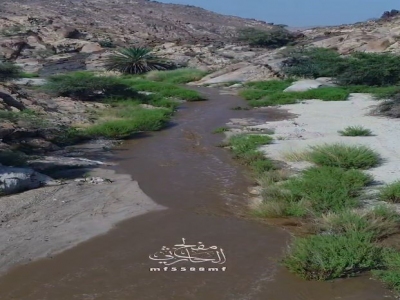 جمال جريان المياه في الأودية       تصوير ومونتاج/ مفلح الحارثي